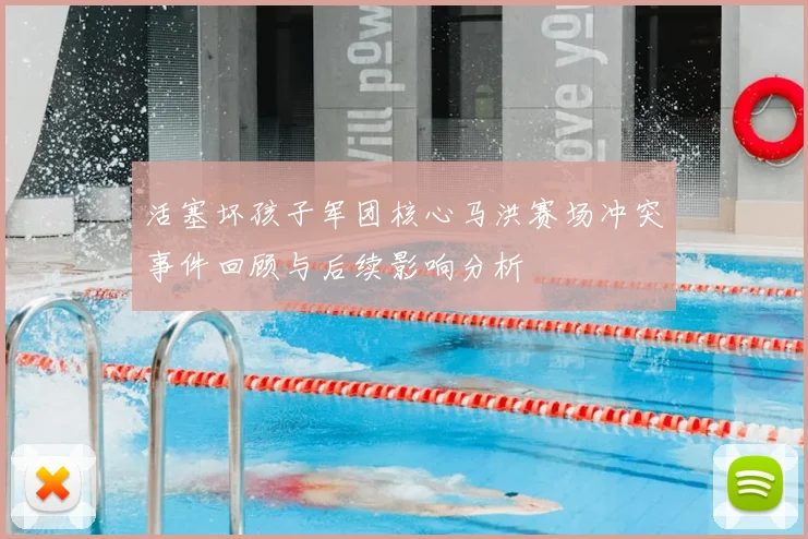 活塞坏孩子军团核心马洪赛场冲突事件回顾与后续影响分析