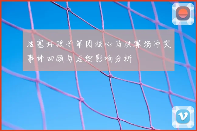 活塞坏孩子军团核心马洪赛场冲突事件回顾与后续影响分析